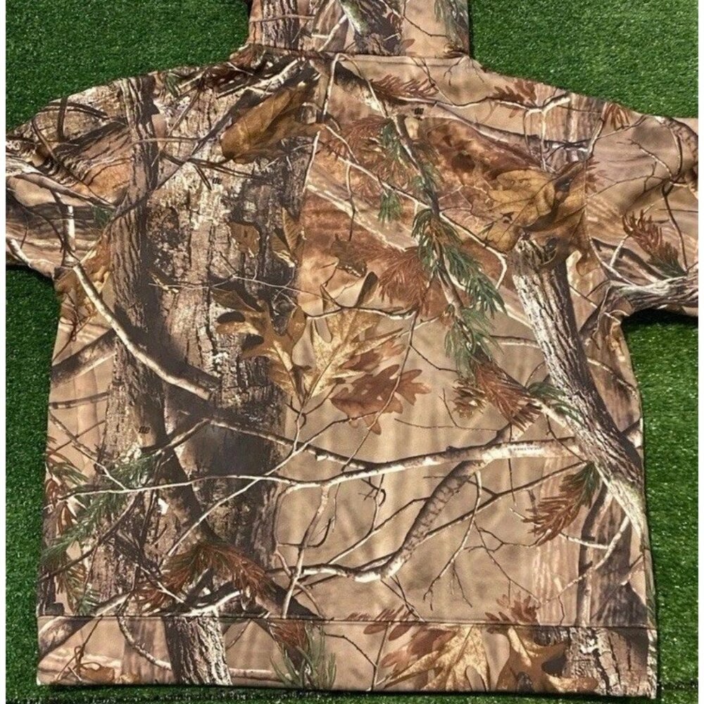 Akron Zips hoodie mens large brown under armour realtree camo sweatshirt retro - Picture 6 of 9